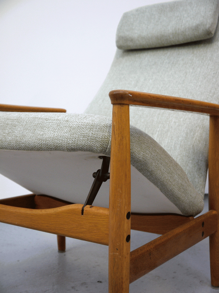 Swedish – Reclining Chair and Ottoman