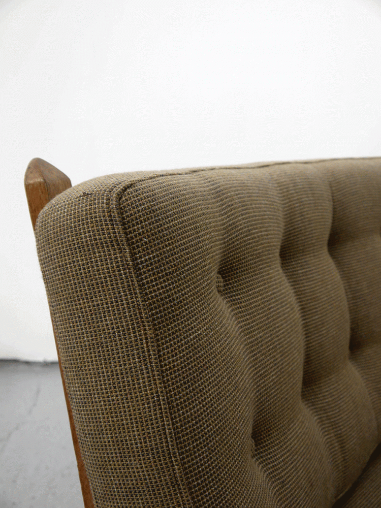 Guillerme et Chambron – Curved Oak Sofa