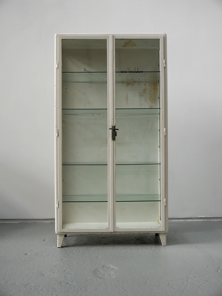 European – Vintage Hospital Medical Cabinet