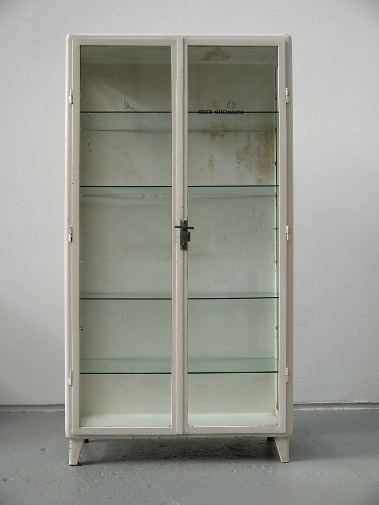 European – Vintage Hospital Medical Cabinet