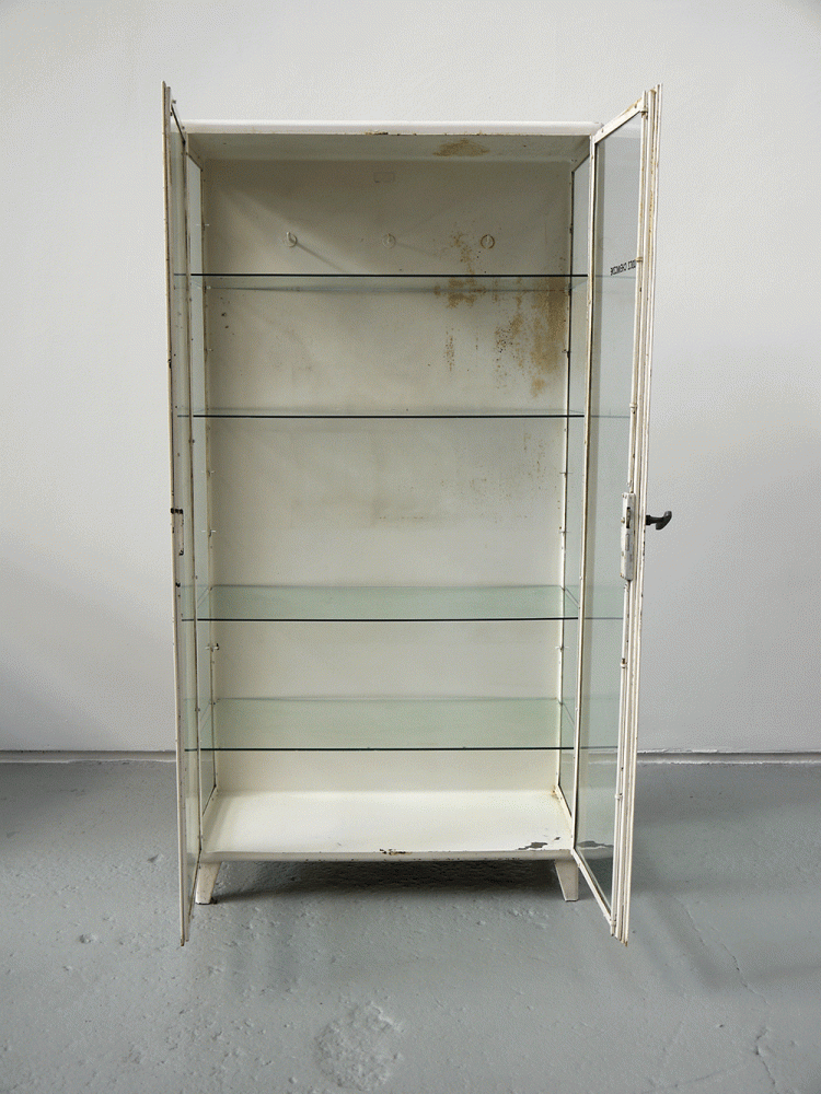 European – Vintage Hospital Medical Cabinet