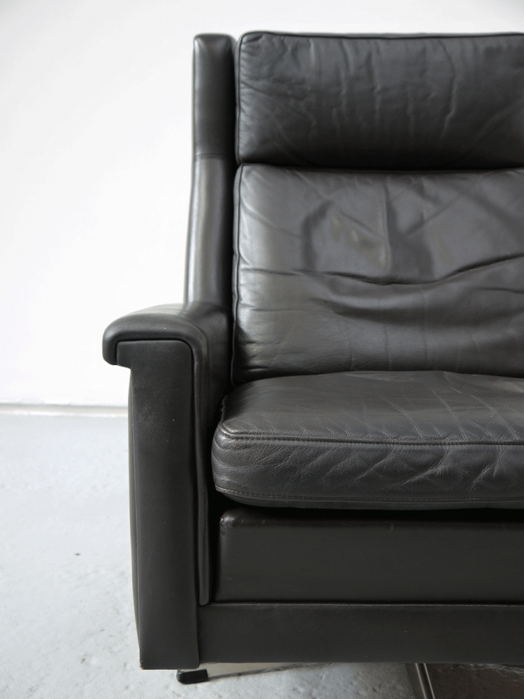 Skippers Mobler – High Back Leather Swivel Chair