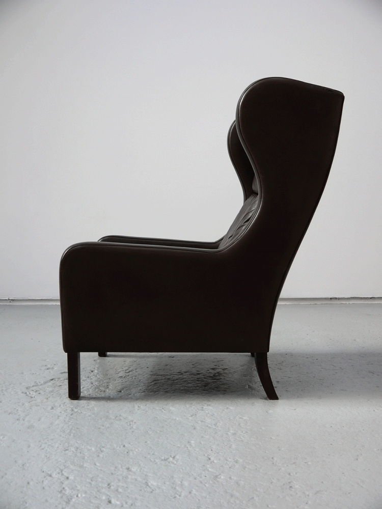 Borge Mogensen – Leather Wing Chair
