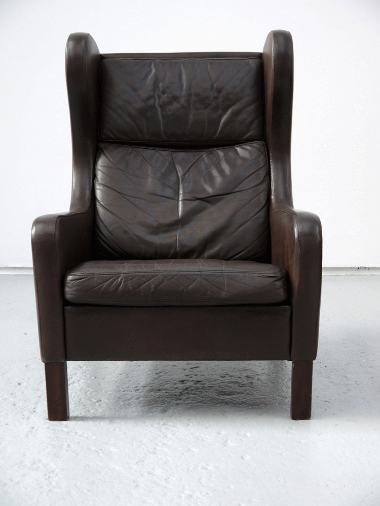 Borge Mogensen – Leather Wing Chair