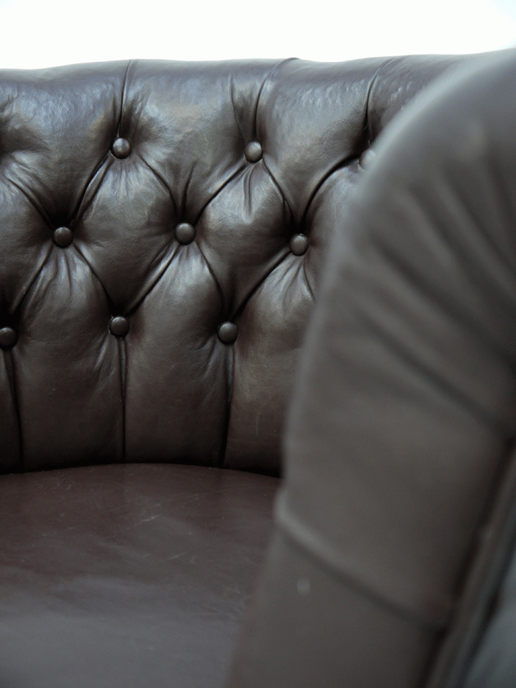 Danish – Pair of Leather Library Chairs