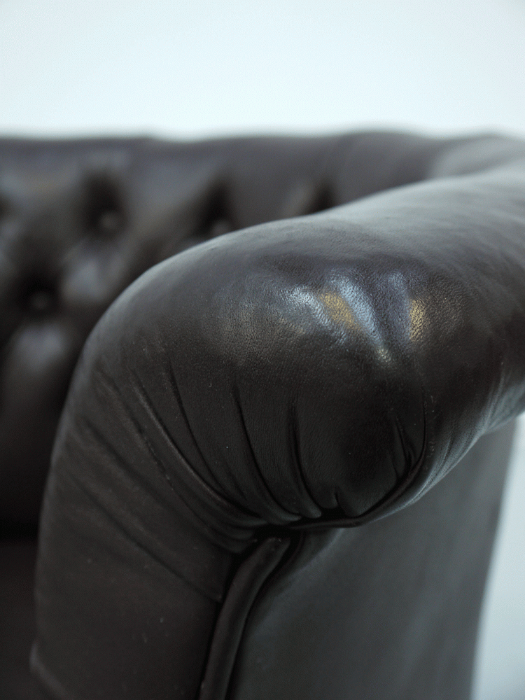 Danish – Pair of Leather Library Chairs