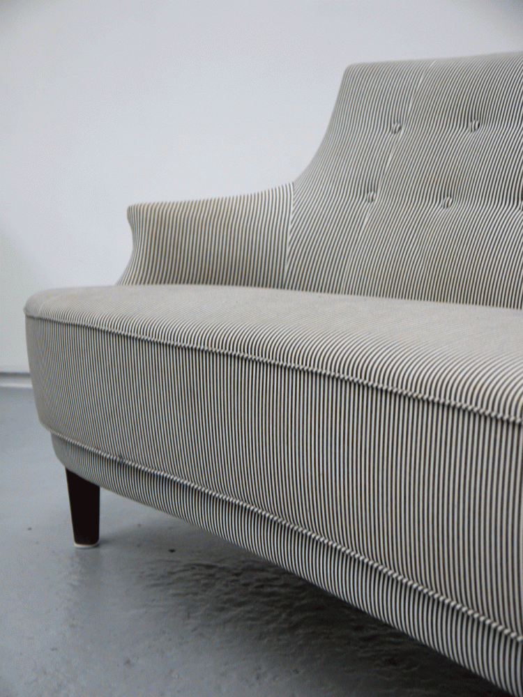 Finn Juhl Style – Sculptured Three Seat Sofa