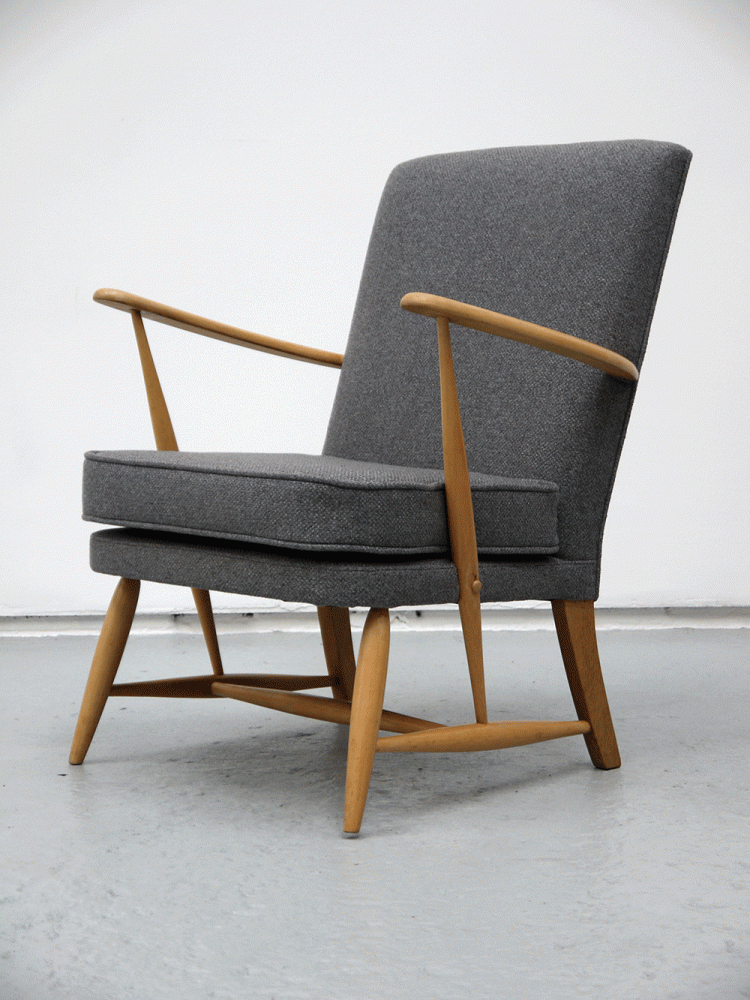 ERCOL｜fan back chair ERCOL｜fan back chair ERCOL｜fan back chair Set of 4 ERCOL Vintage