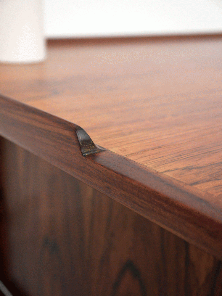 Danish – Rosewood Pedestal Desk