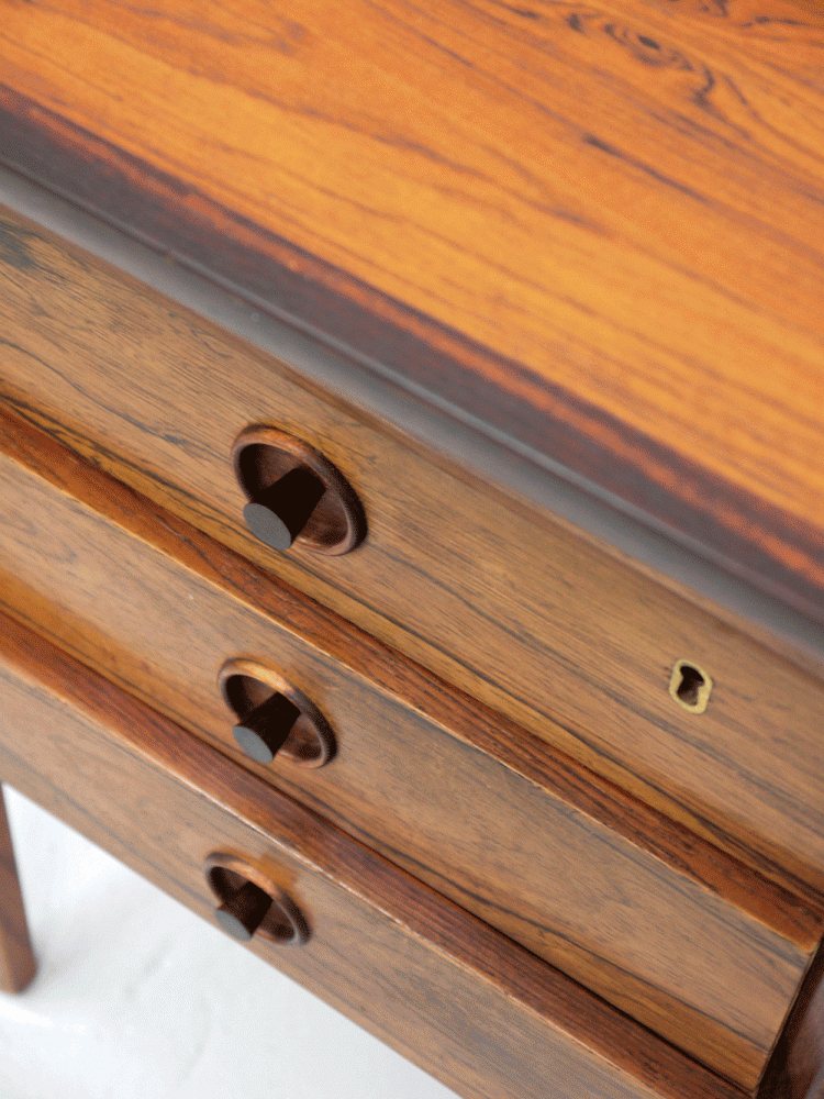 Danish – Rosewood Pedestal Desk