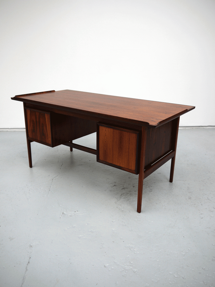 Danish – Rosewood Pedestal Desk