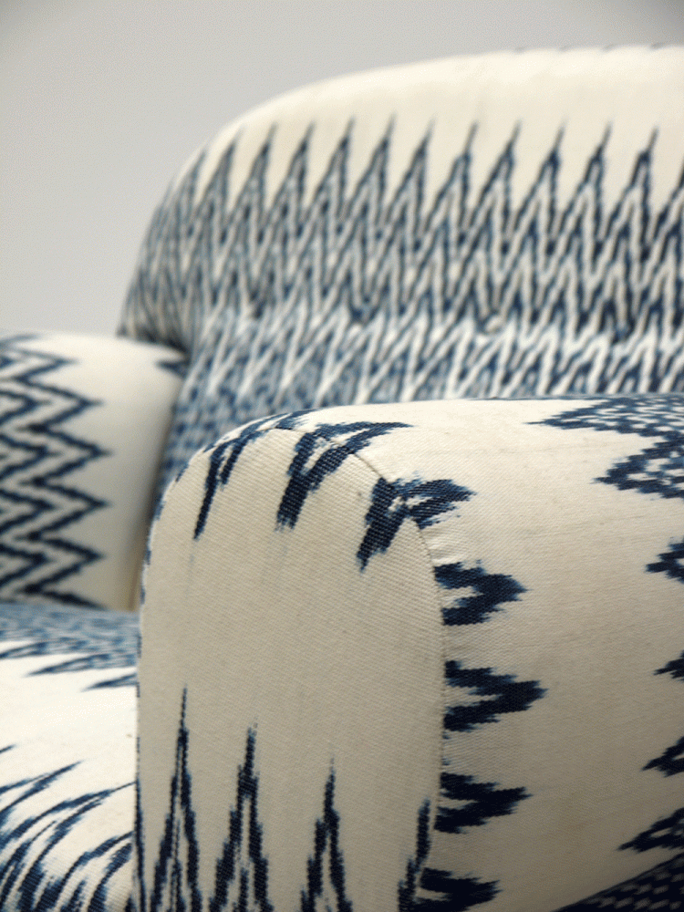 Finn Juhl Stlye – Large Upholstered King Lounge Chair