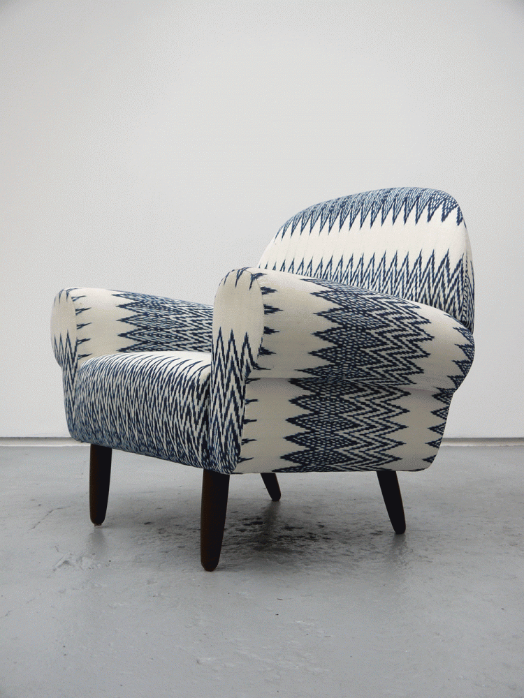 Finn Juhl Stlye – Large Upholstered King Lounge Chair