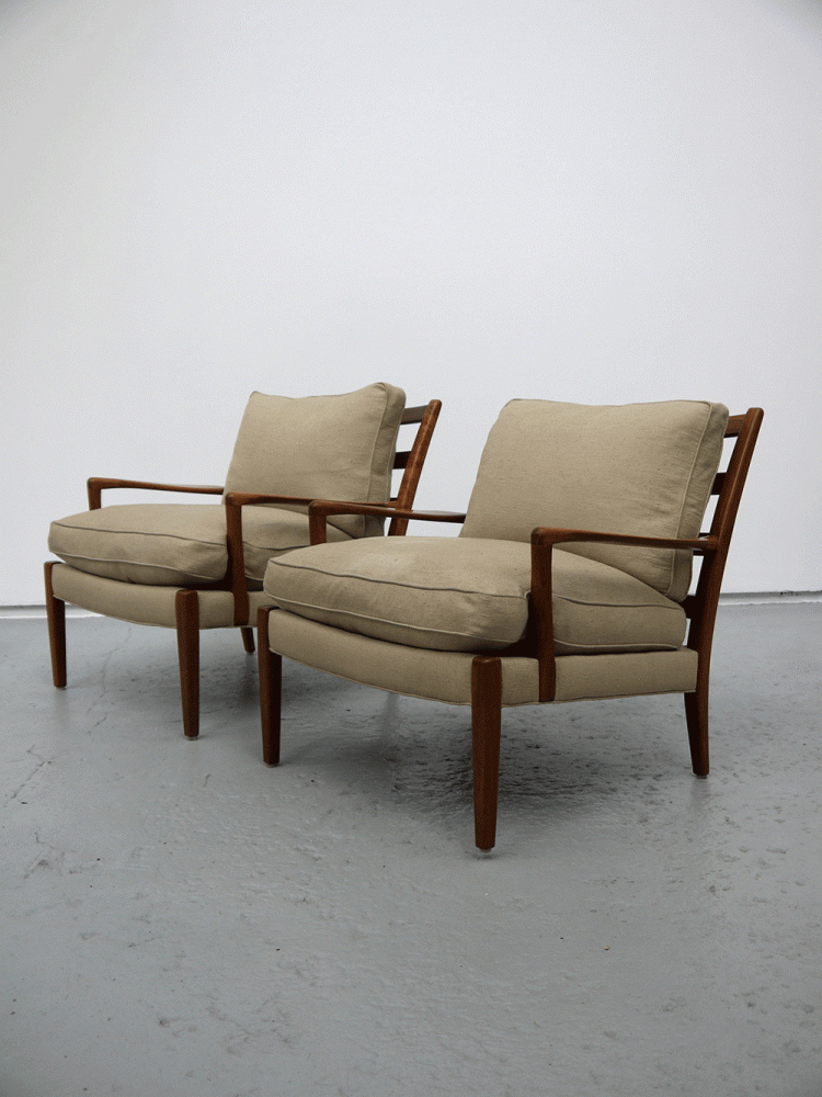 Arne Norell – Pair of Upholstered Easy Chairs