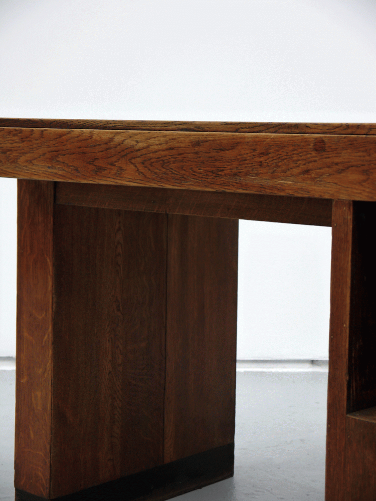 Perriand / Corbusier – Modernist Oak Desk / Dressing Table