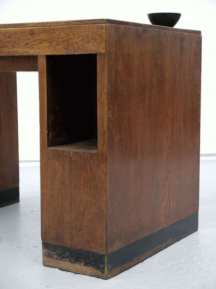 Perriand / Corbusier – Modernist Oak Desk / Dressing Table