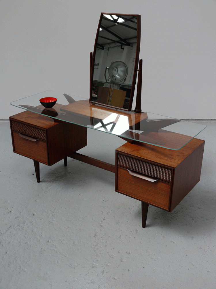 Danish – Floating Glass Dressing Table