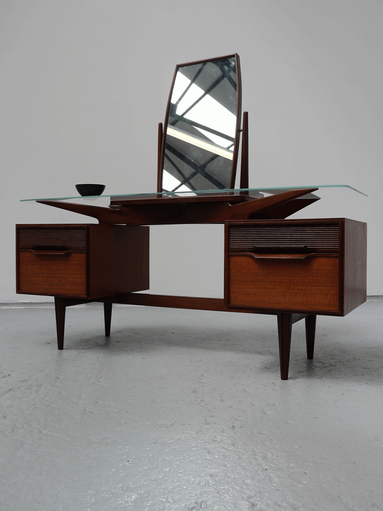 Danish – Floating Glass Dressing Table