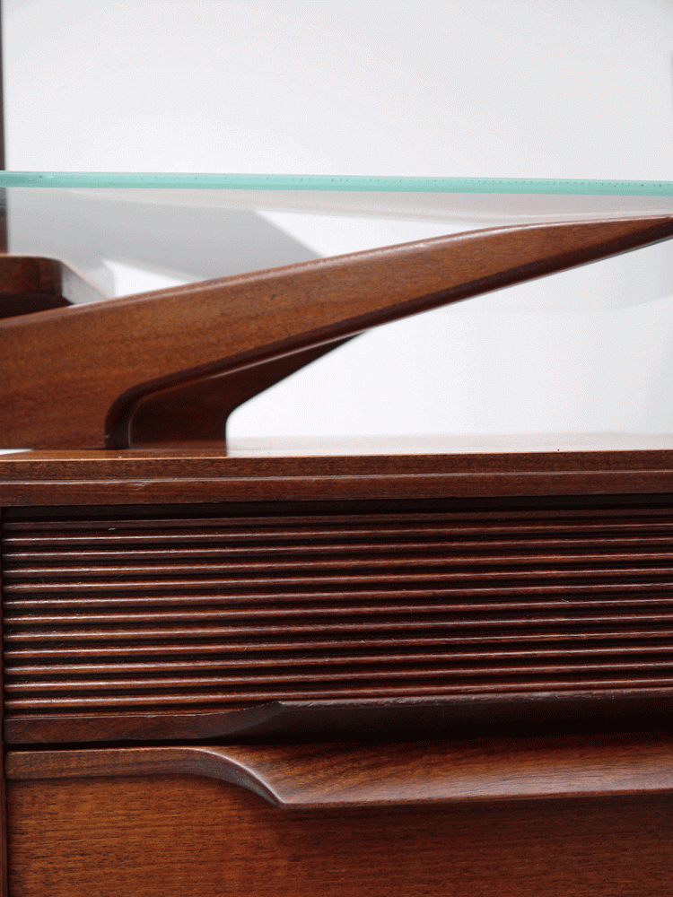 Danish – Floating Glass Dressing Table