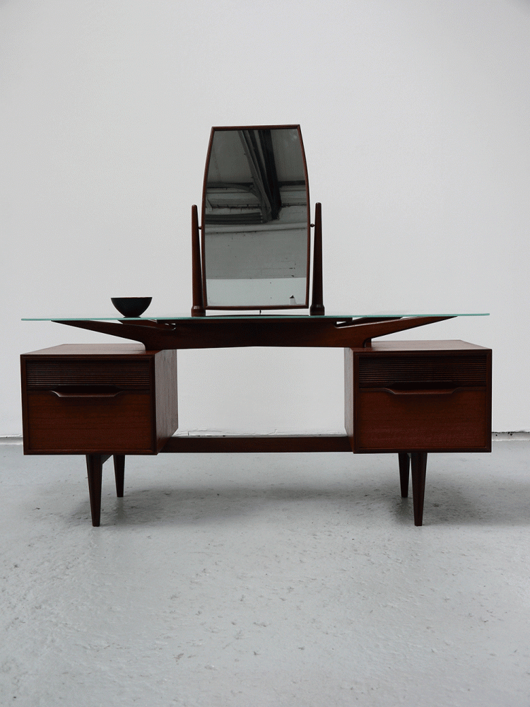 Danish – Floating Glass Dressing Table