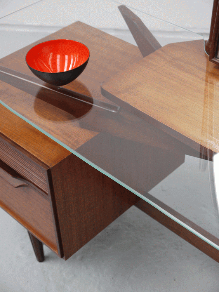 Danish – Floating Glass Dressing Table