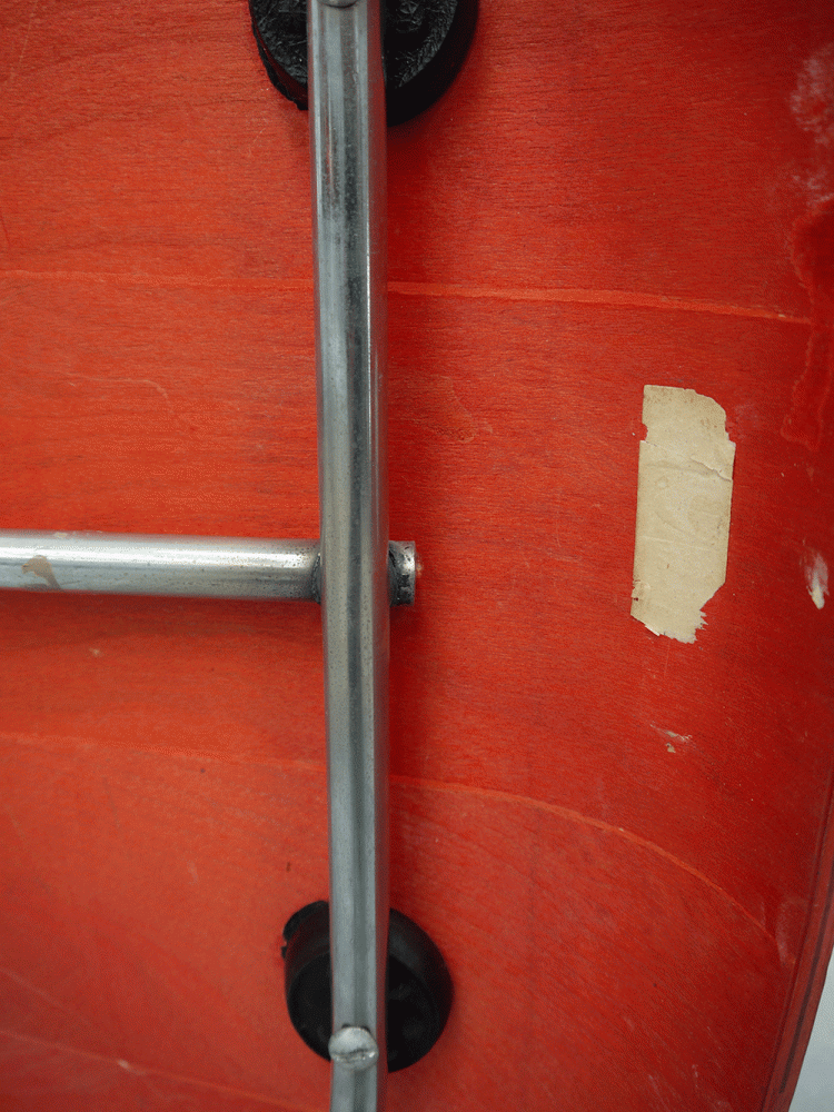 Charles and Ray Eames – Rare Aniline Red LCM