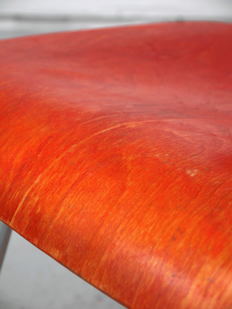Charles and Ray Eames – Rare Aniline Red LCM