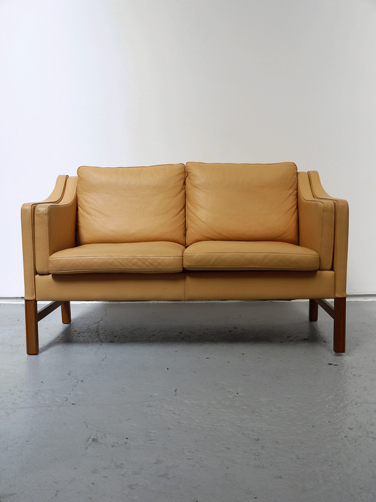 Skippers Durup – Two Seat Leather Sofa