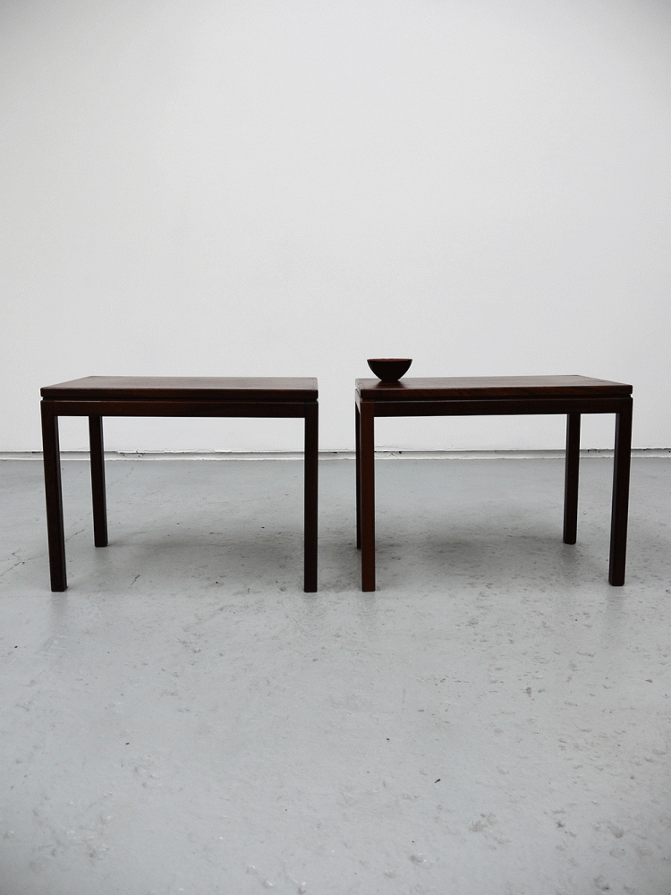 HMB Mobler – Pair of Rosewood Side Tables