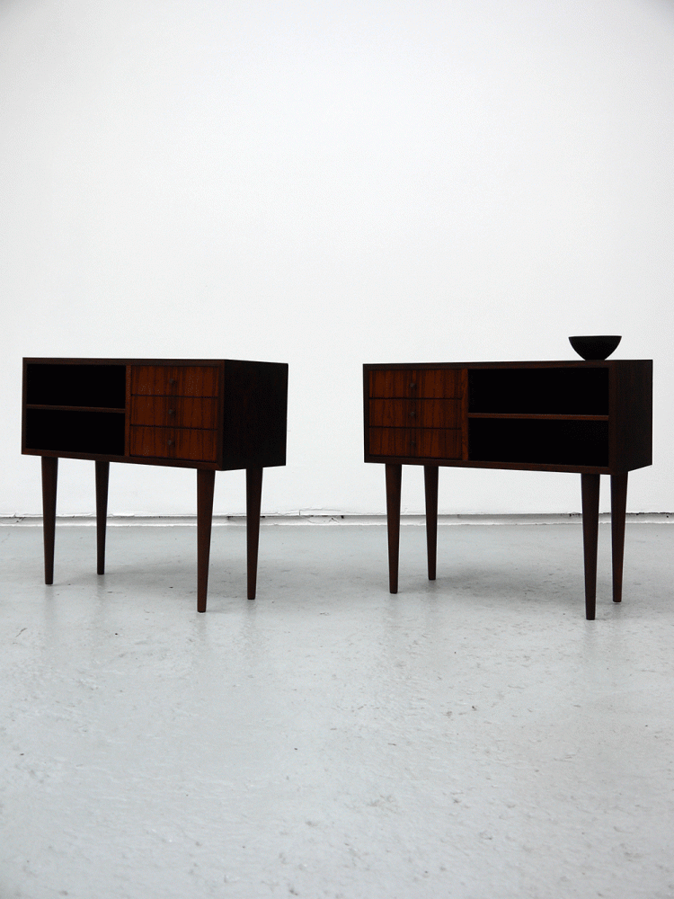 Poul Hundevad – Pair of Rosewood Drawer Units