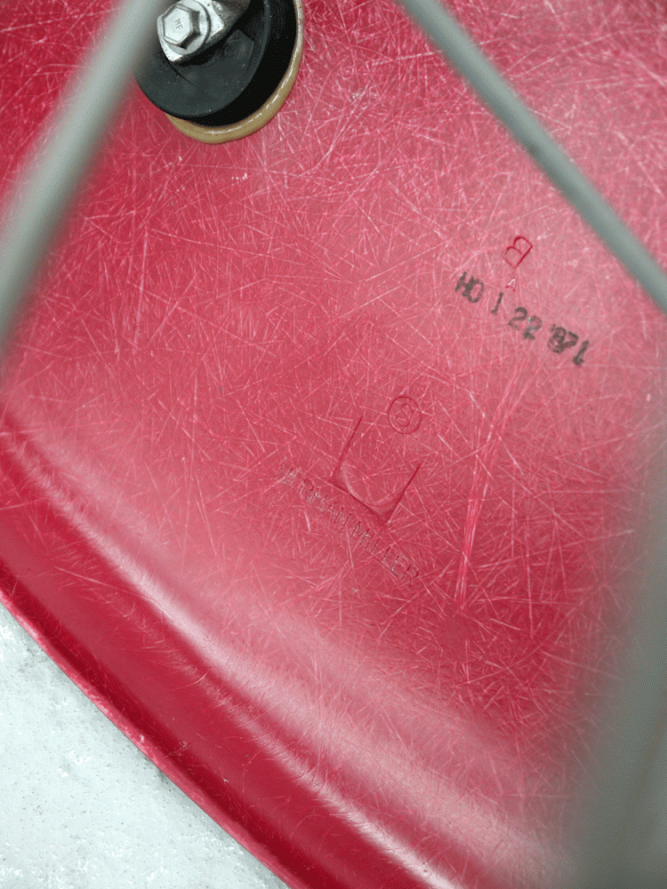 Charles and Ray Eames – Rare Watermelon DSR Eiffel Chair