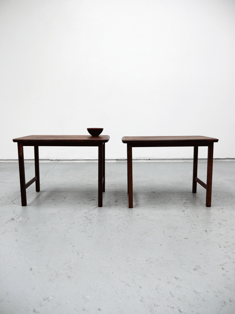 AB Seffle – Pair of Swedish Rosewood Side Tables
