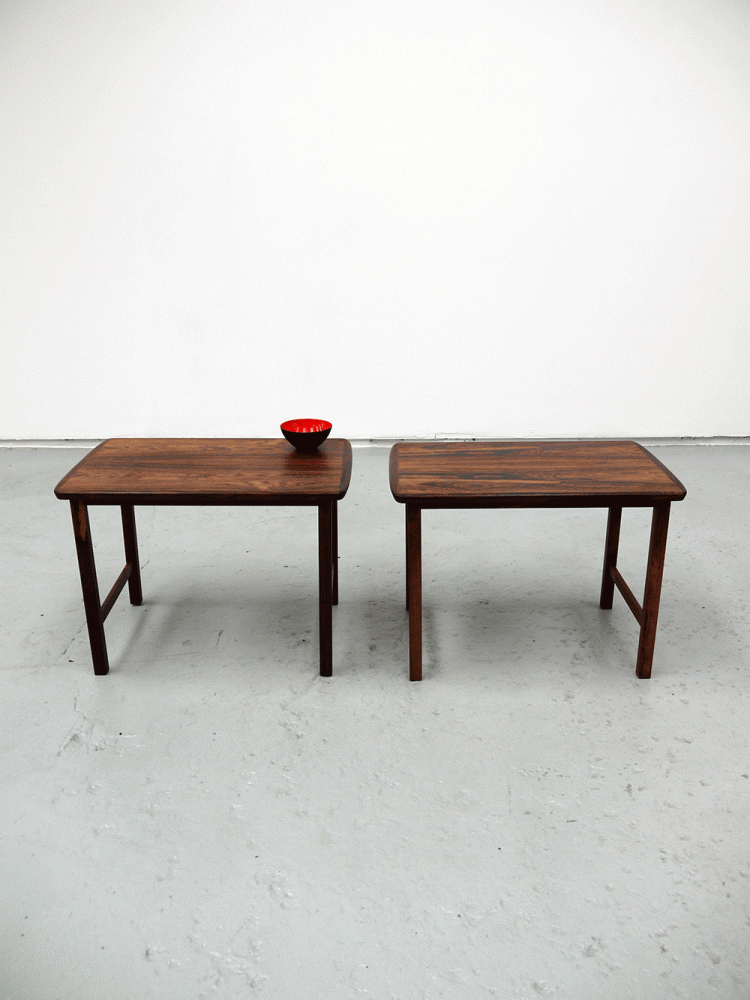 AB Seffle – Pair of Swedish Rosewood Side Tables