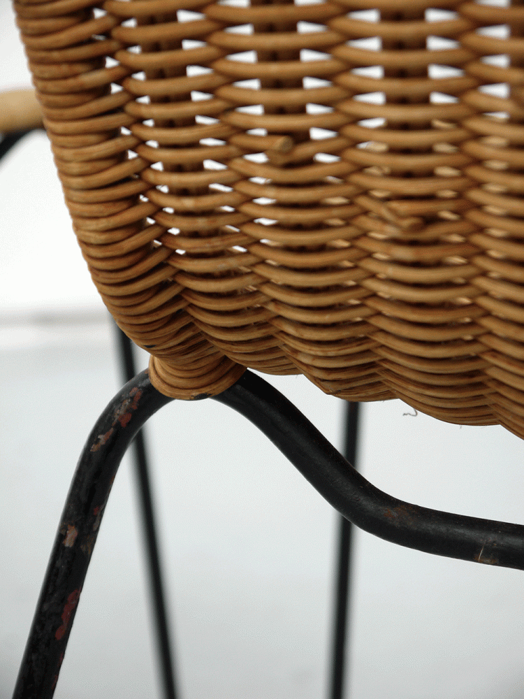 Frederick Weinberg – Set of Four Stacking Dining Chairs