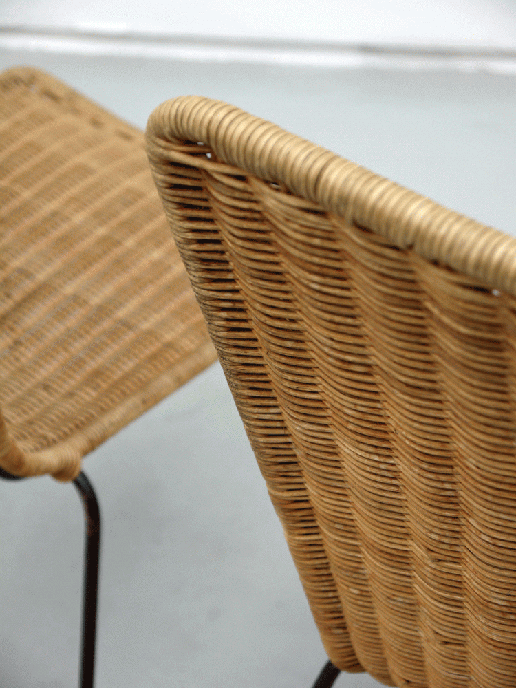 Frederick Weinberg – Set of Four Stacking Dining Chairs