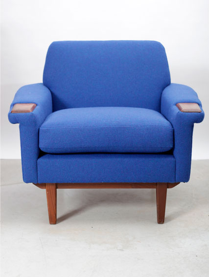 Blue Easy Chair – Teak Paws